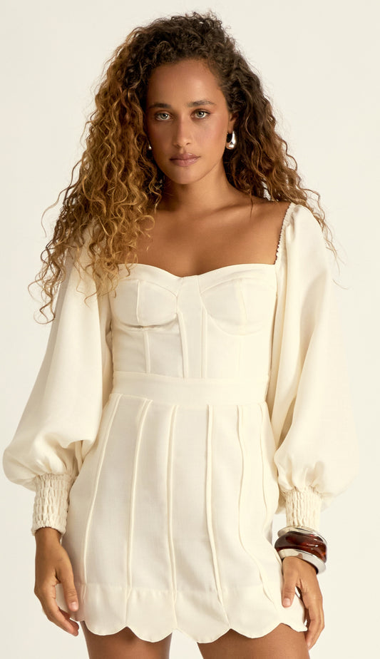 Macaquinho Alicia Off White