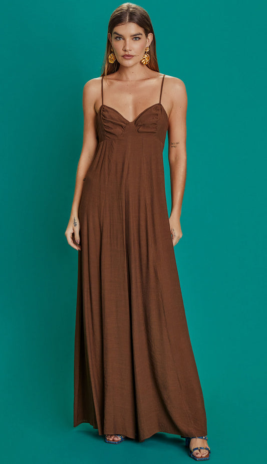 Macacão Emily Café