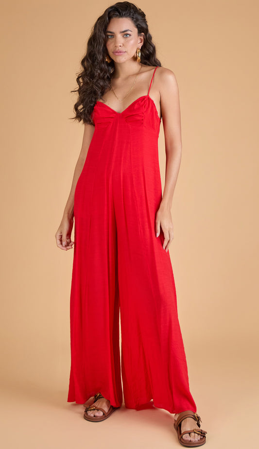 Macacão Emily Cereja