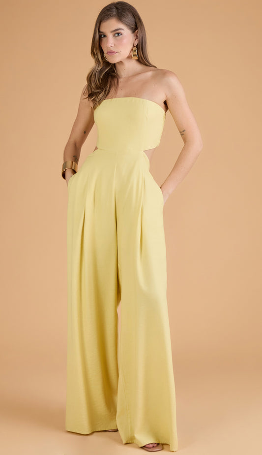 Macacão Lita Amarelo