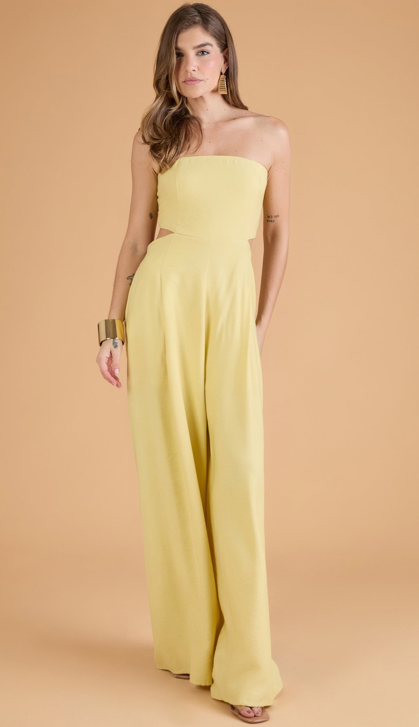 Macacão Lita Amarelo