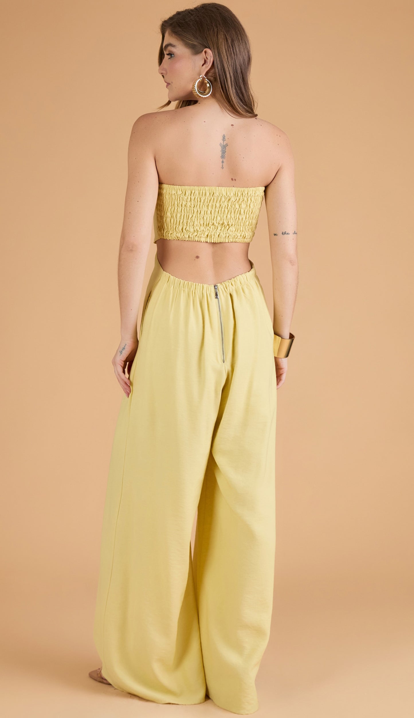 Macacão Lita Amarelo