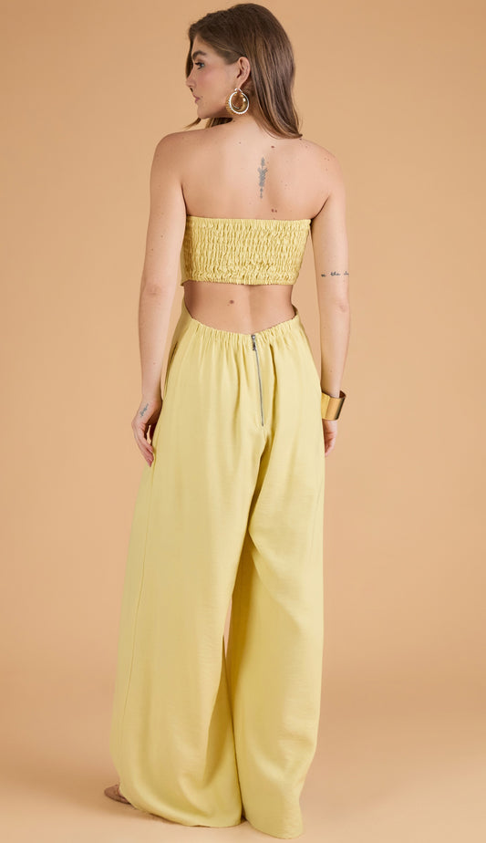 Macacão Lita Amarelo