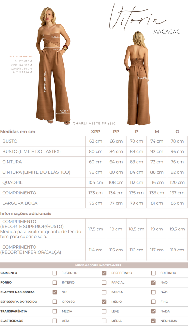 Macacão Alfaiataria Vitória | Laguna Store