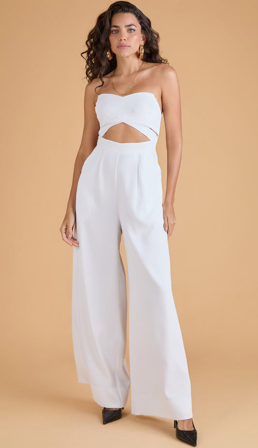 Macacão Vitória Off White