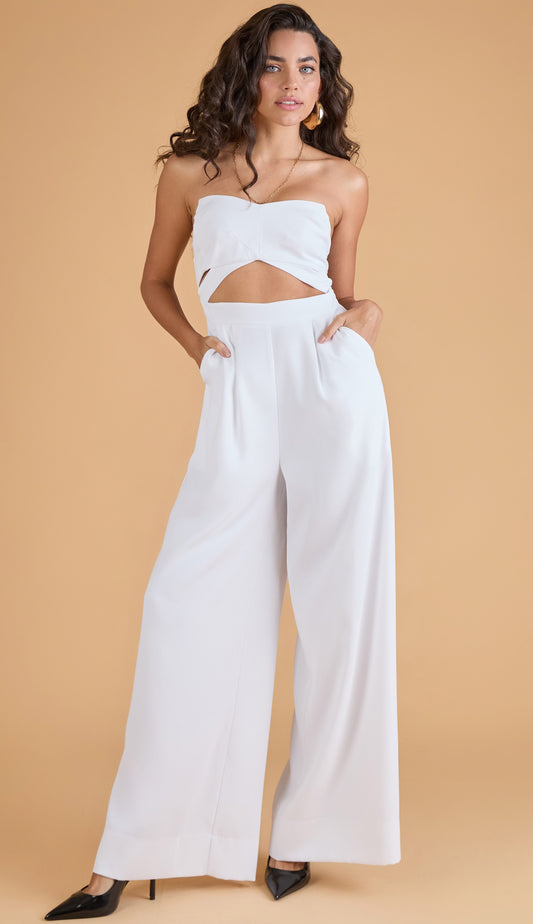 Macacão Vitória Off White