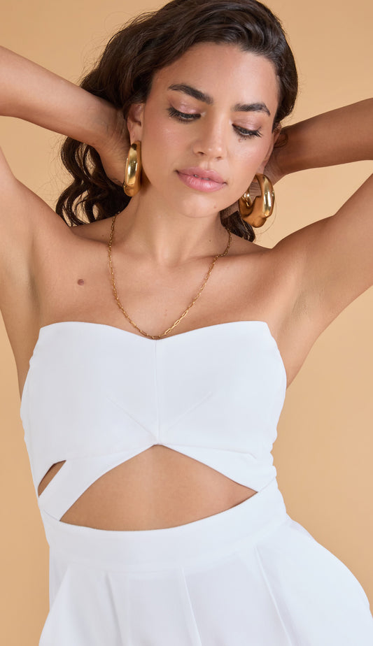 Macacão Vitória Off White