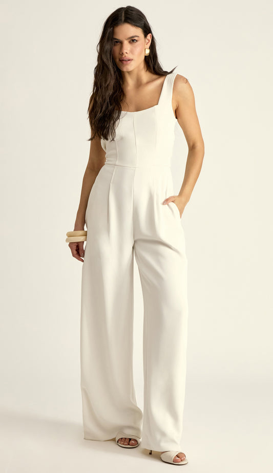 Macacão Lia Off White