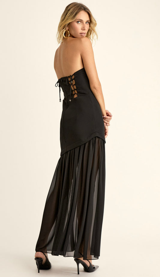 Vestido Beverly Preto