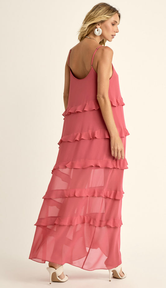 Vestido Fragrância Marsala