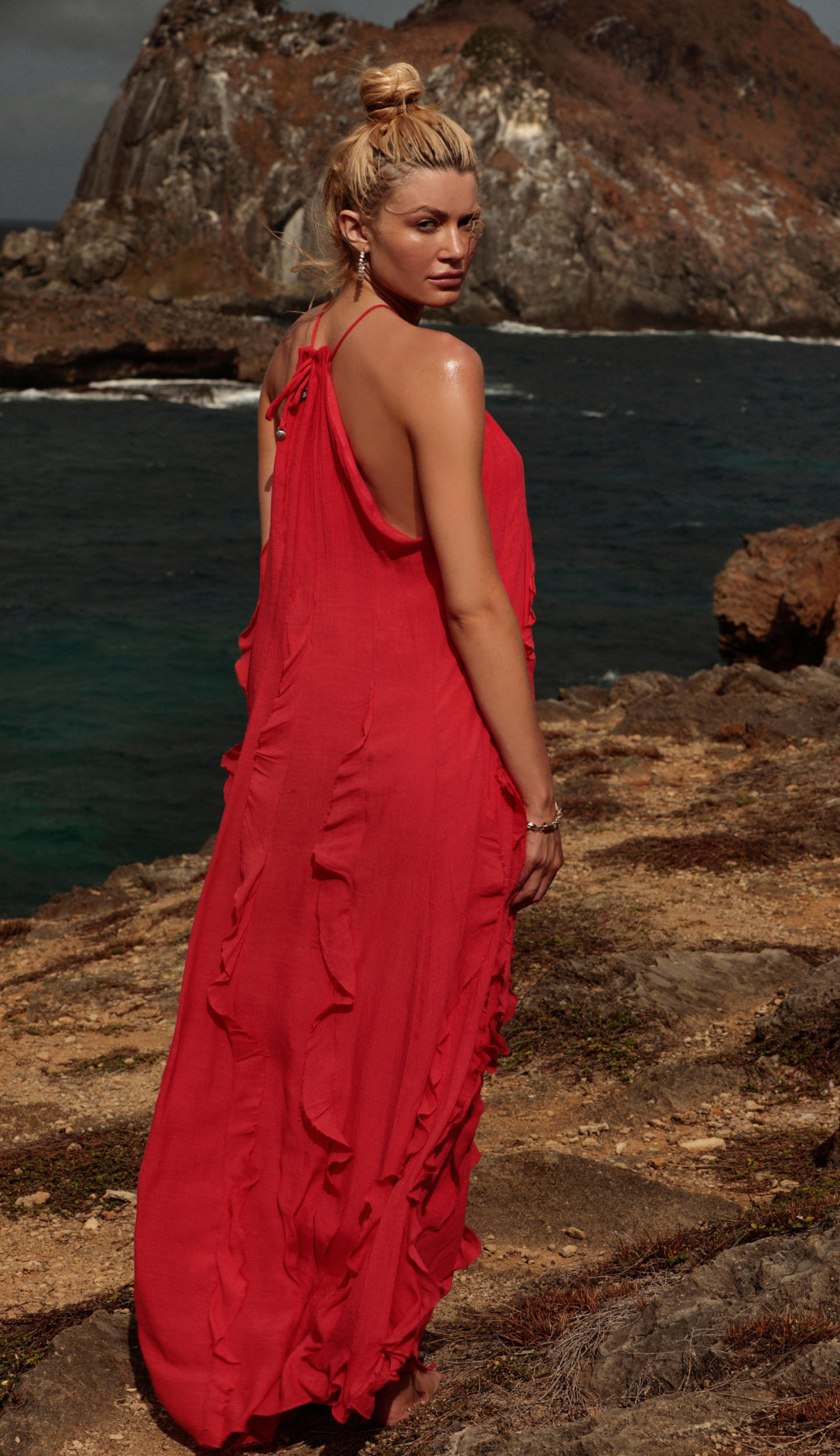 Vestido Moana Cereja