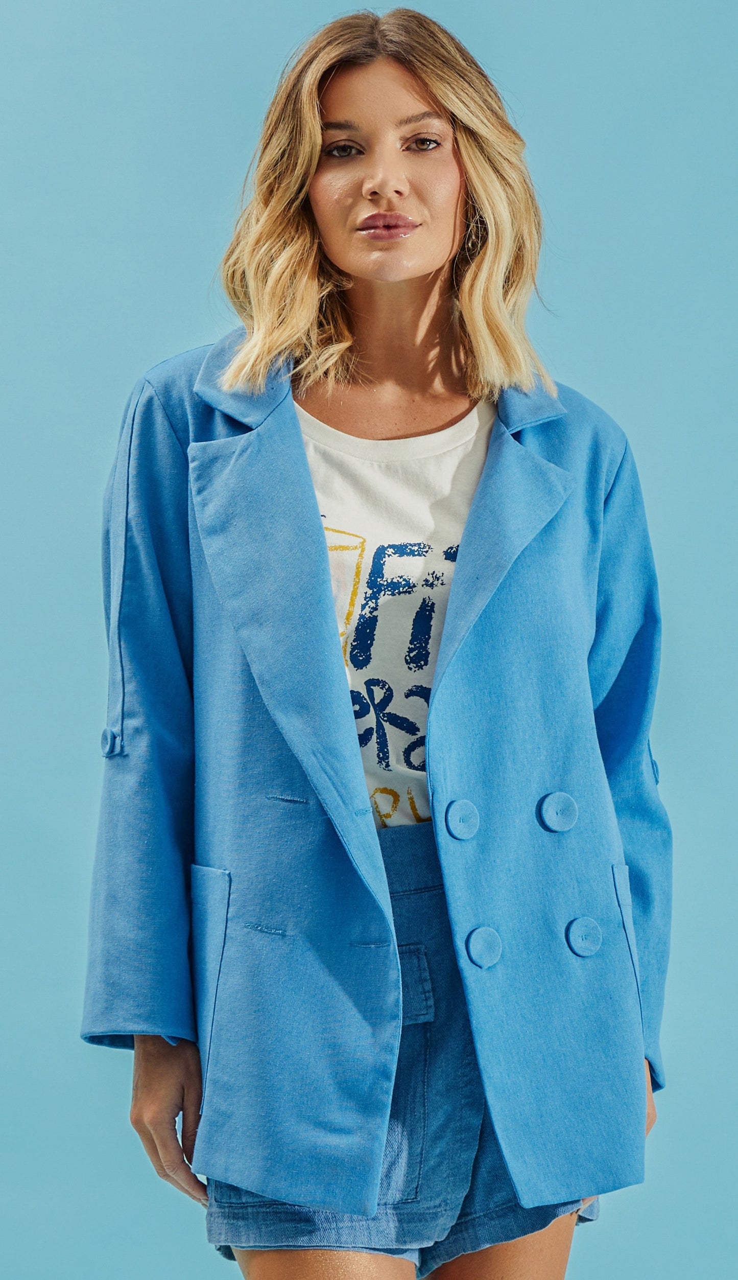 Blazer Tereza Azul