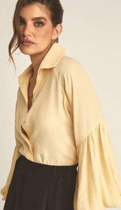 Camisa Fabienne Manteiga