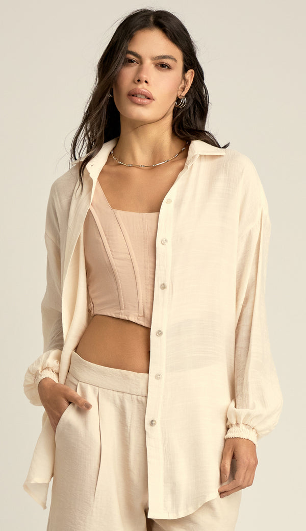 Camisa Soltinha Poliviscose Gabrielle | Laguna