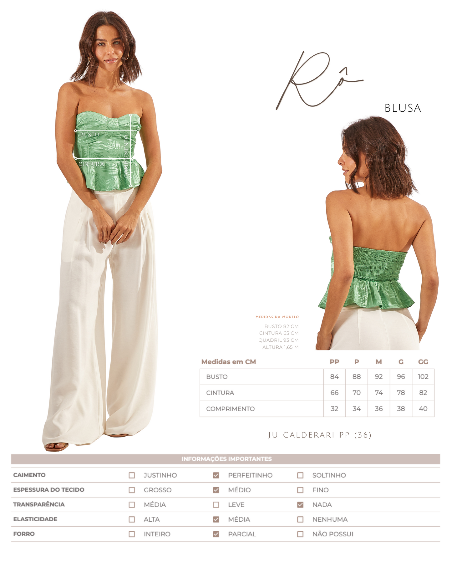 Blusa Rô Off White