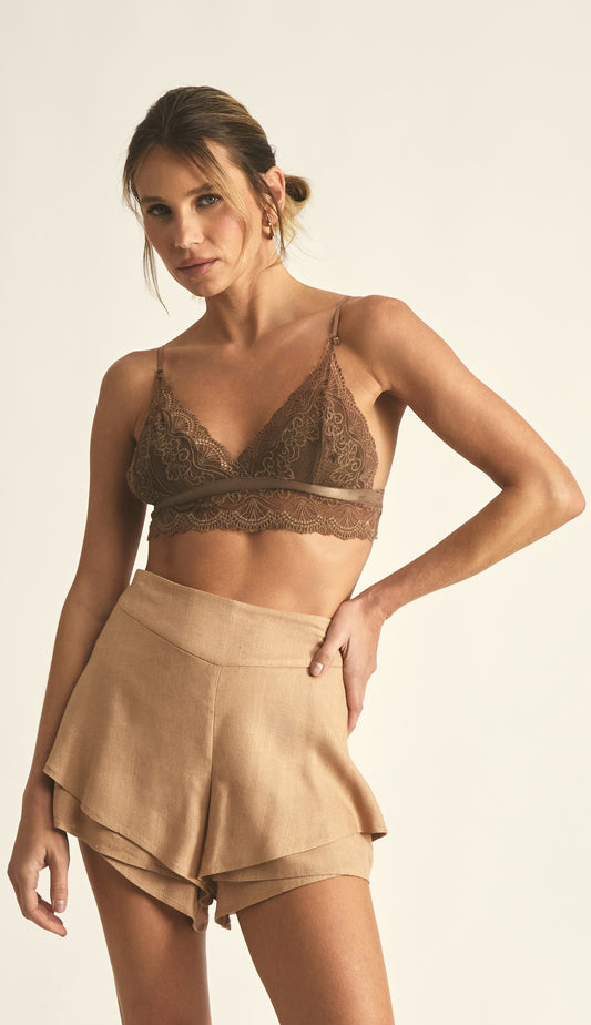 Top Vicky Caramelo