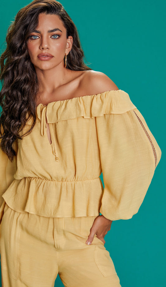 Blusa Jane Amarelo