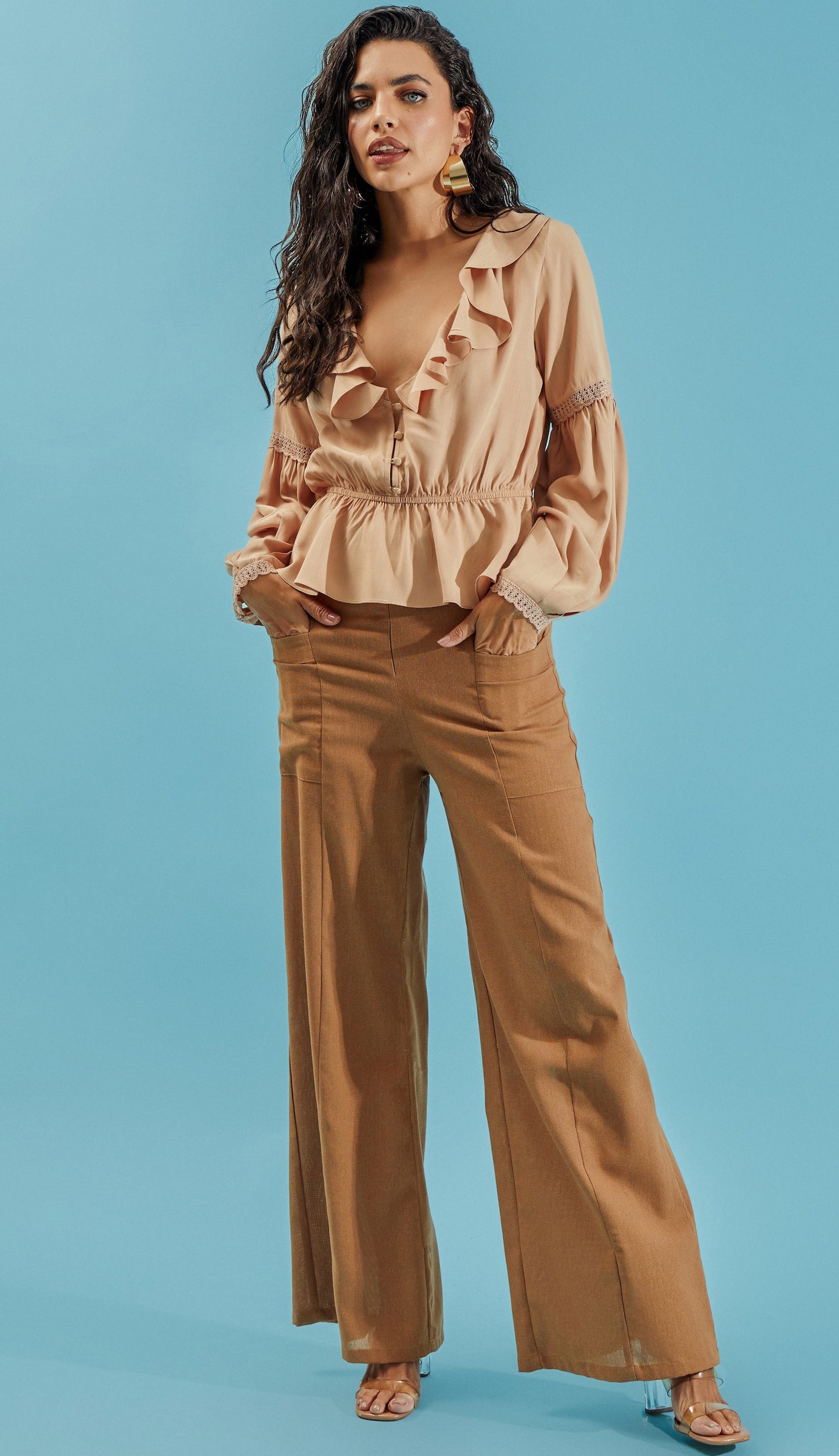 Blusa Jeniffer Caqui