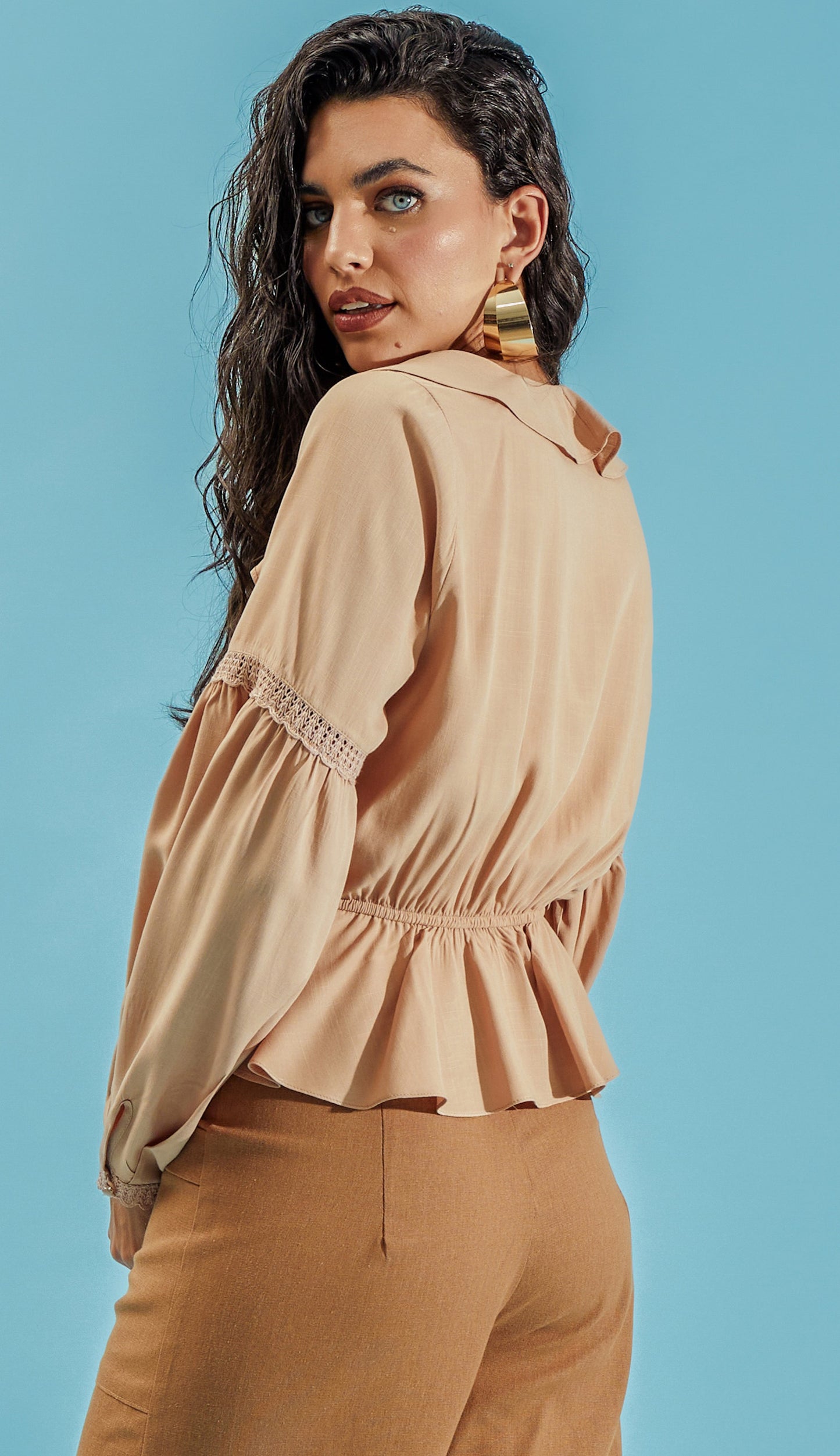 Blusa Jeniffer Caqui