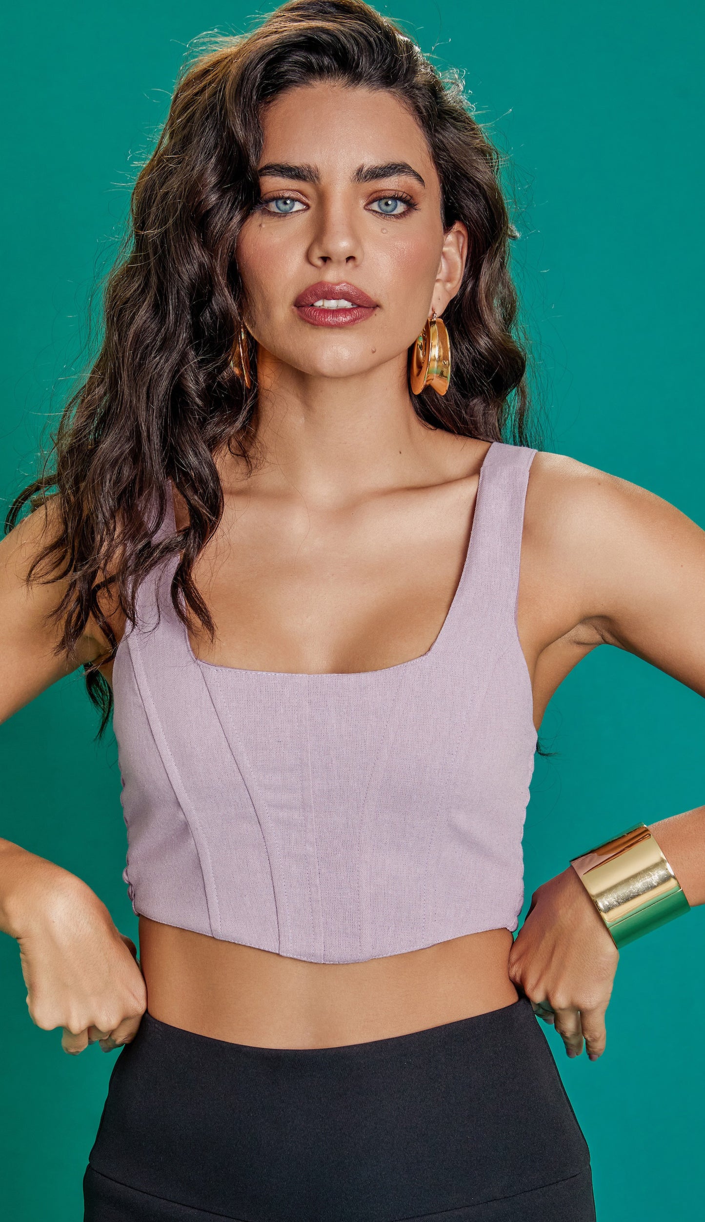 Blusa Lucia Lilás