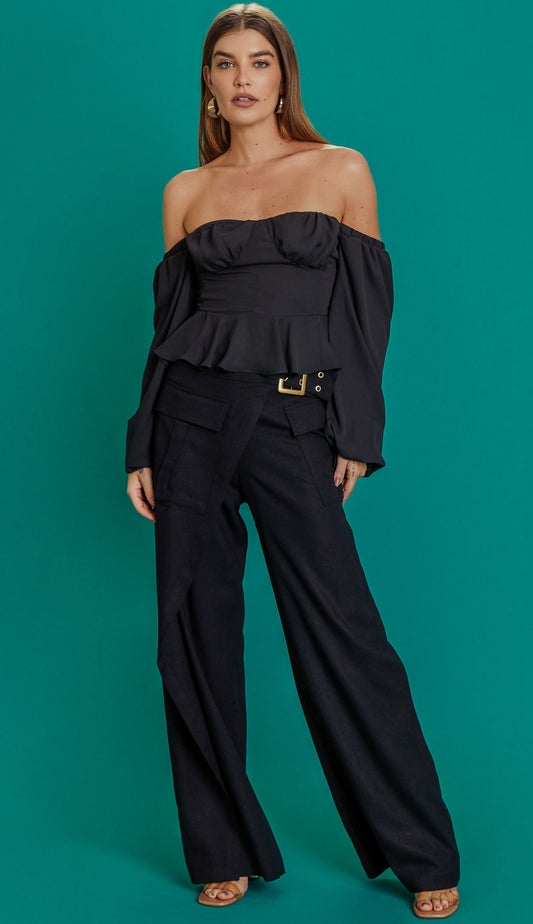 Blusa Neuza Preto