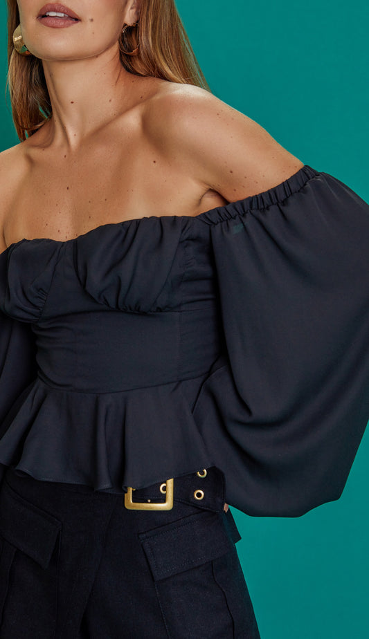 Blusa Neuza Preto