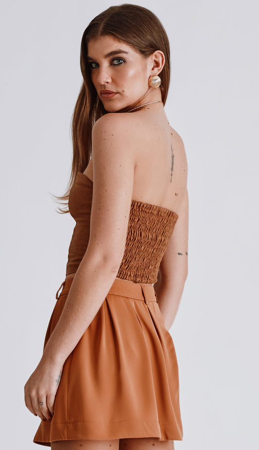 Blusa Pipa Caqui