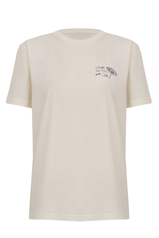 T Shirt Pool Party Off White