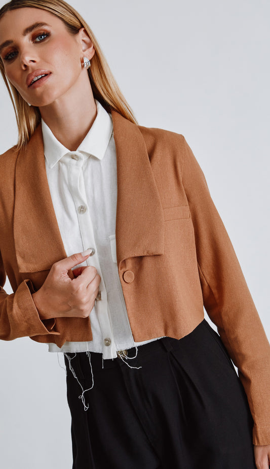 Blazer Paulinha Caqui