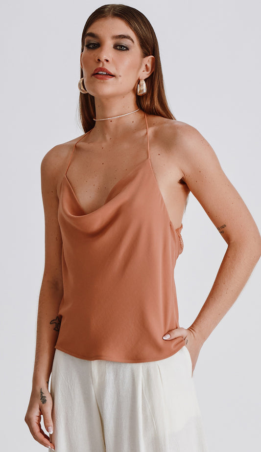 Blusa Raissa Caqui