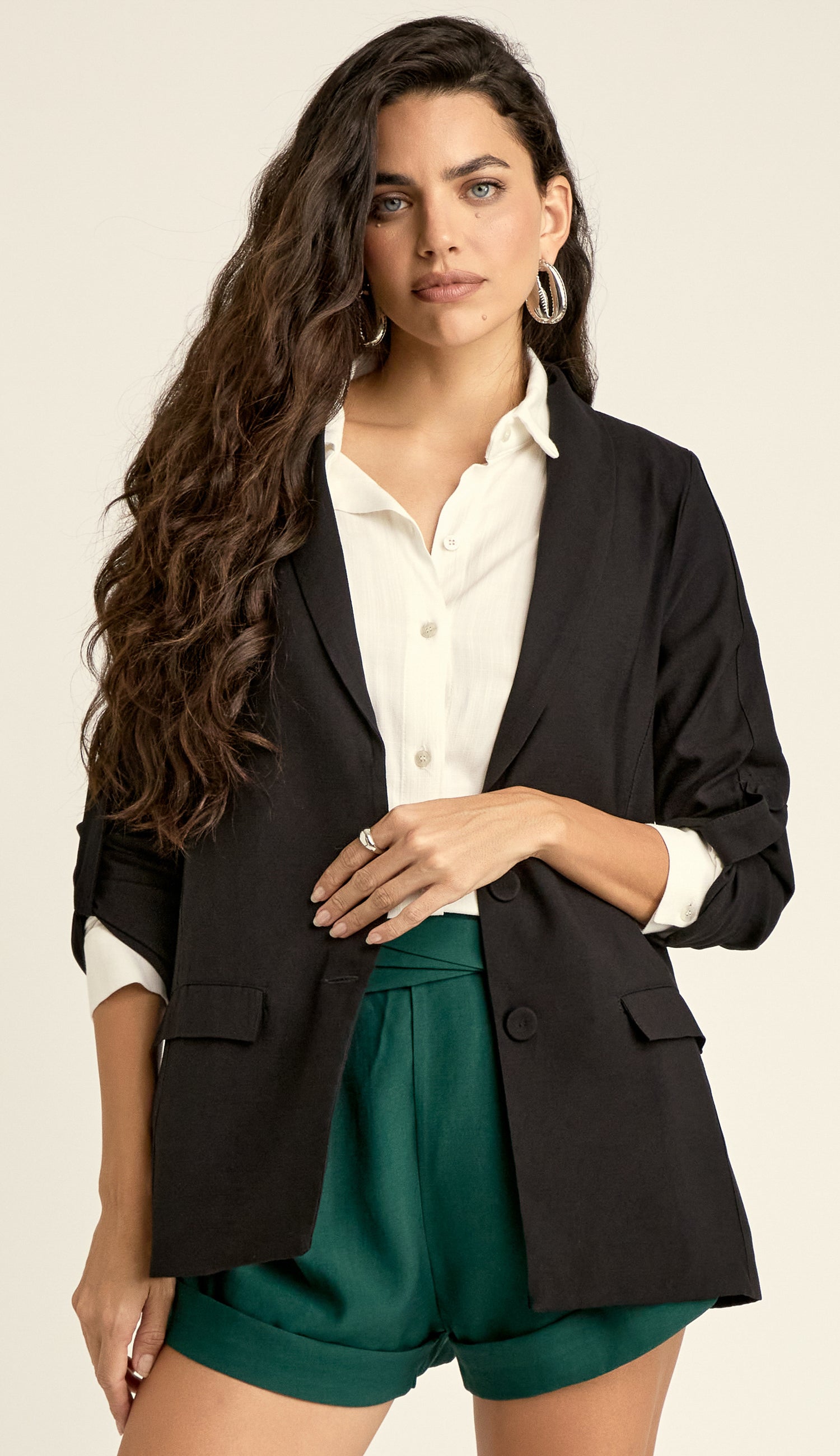 Blazer Alfaiataria Texturizada Cecília | Laguna