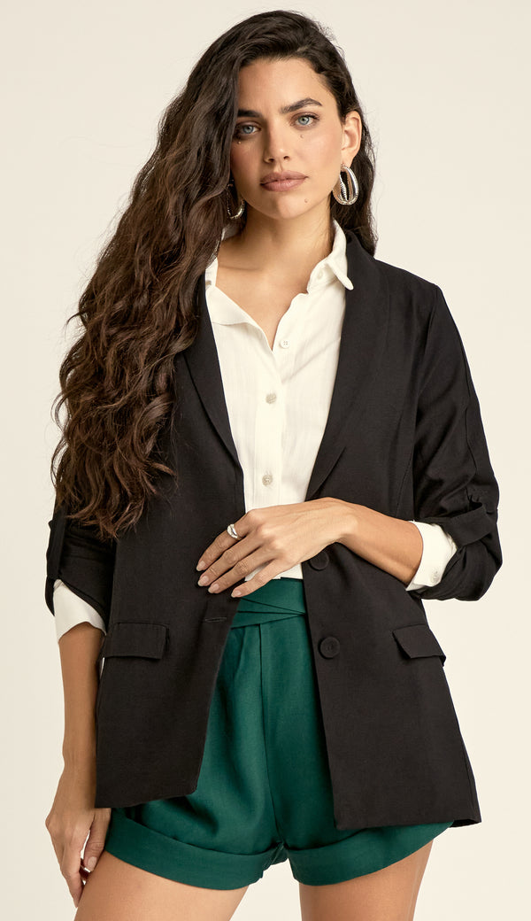 Blazer Alfaiataria Texturizada Cecília | Laguna