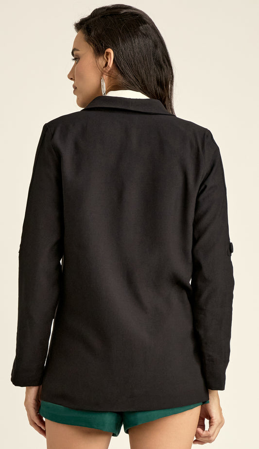 Blazer Alfaiataria Texturizada Cecília | Laguna