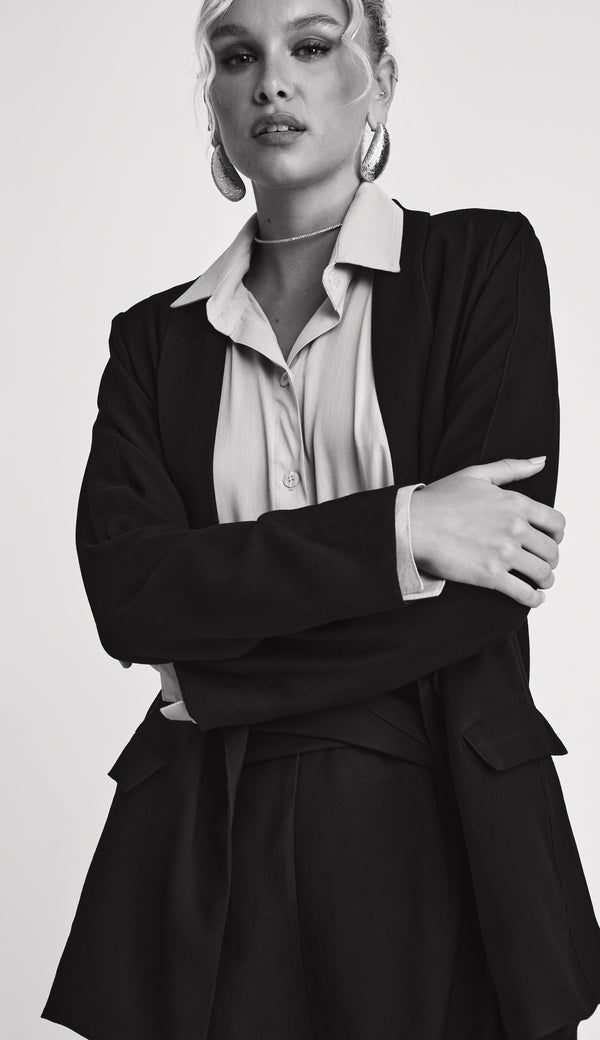 Blazer Alfaiataria Texturizada Cecília | Laguna