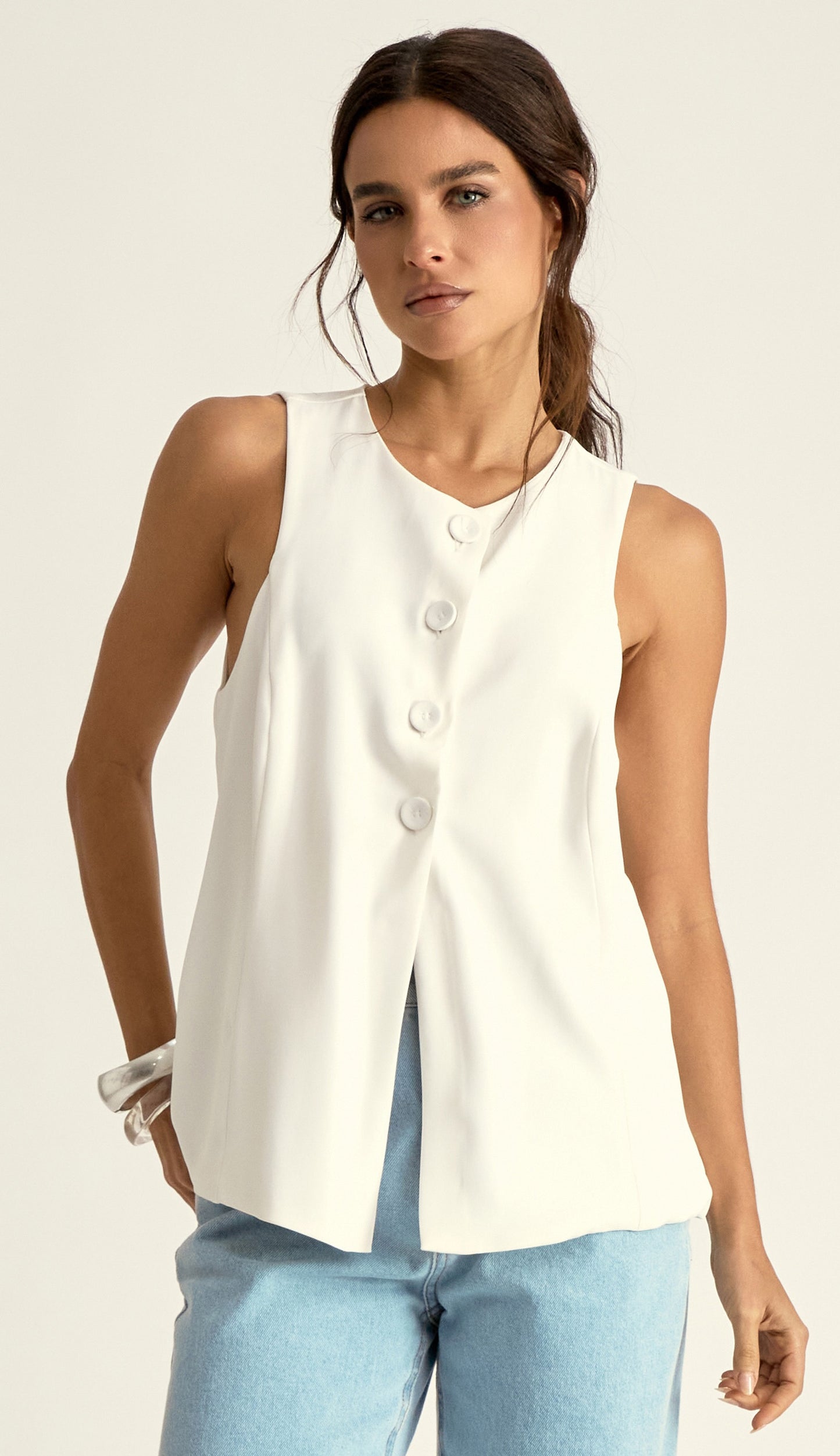 Blusa Caetana Off White