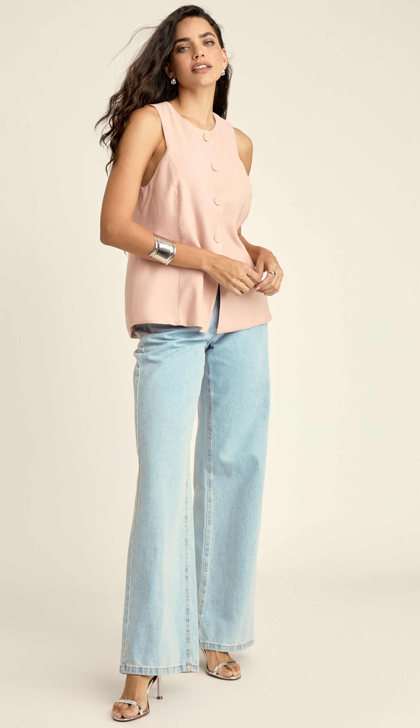 Blusa Caetana Nude