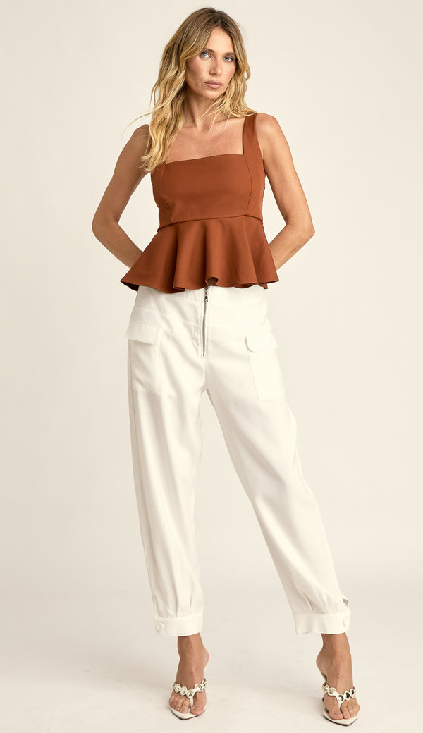 Blusa Peplum Alfaiataria Charlize | Laguna