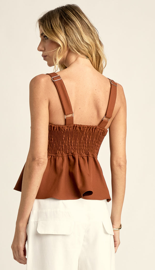 Blusa Peplum Alfaiataria Charlize | Laguna