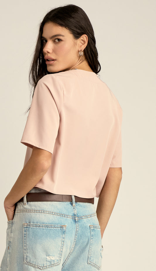 Blusa Cristal Nude