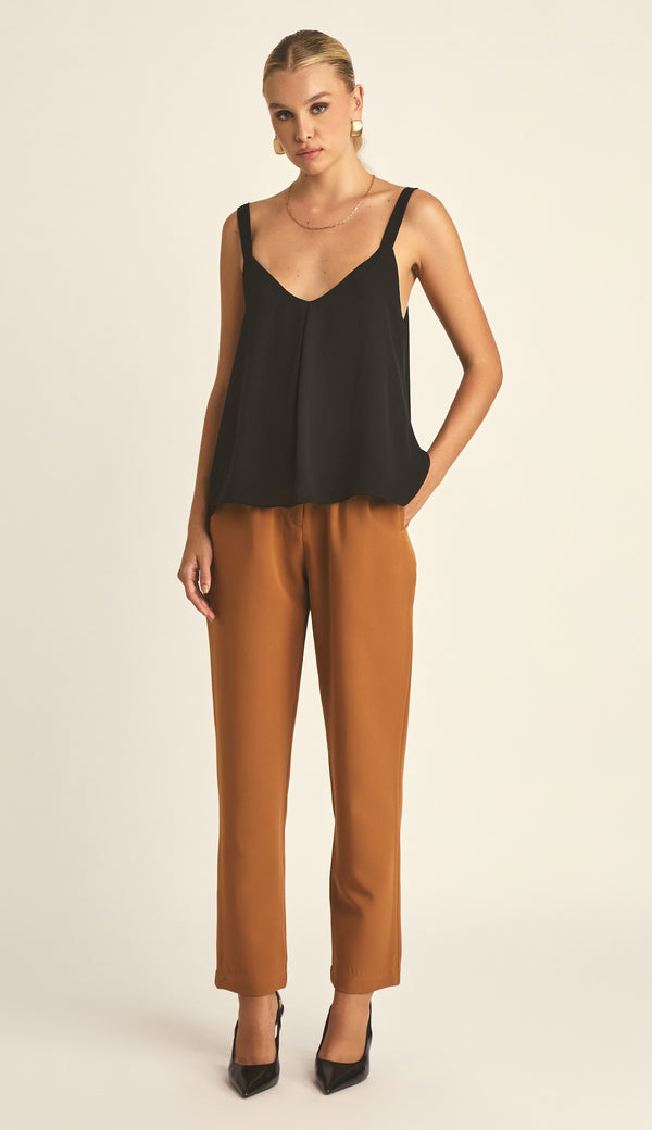 Regata em Crepe Dora Preto | Laguna
