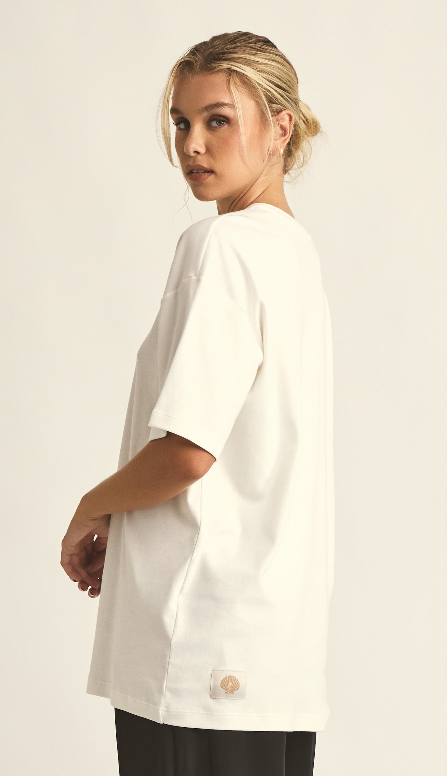 Camiseta Algodão Egípcio Eliana Off White