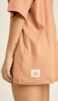 Camiseta Algodão Egípcio Eliana Mocha