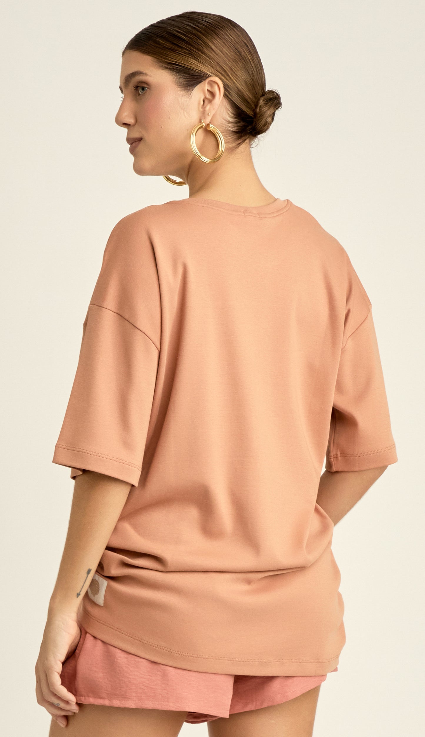 Camiseta Algodão Egípcio Eliana Mocha