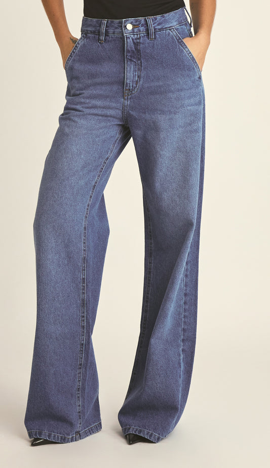 Calça Fiorenza Jeans Escuro