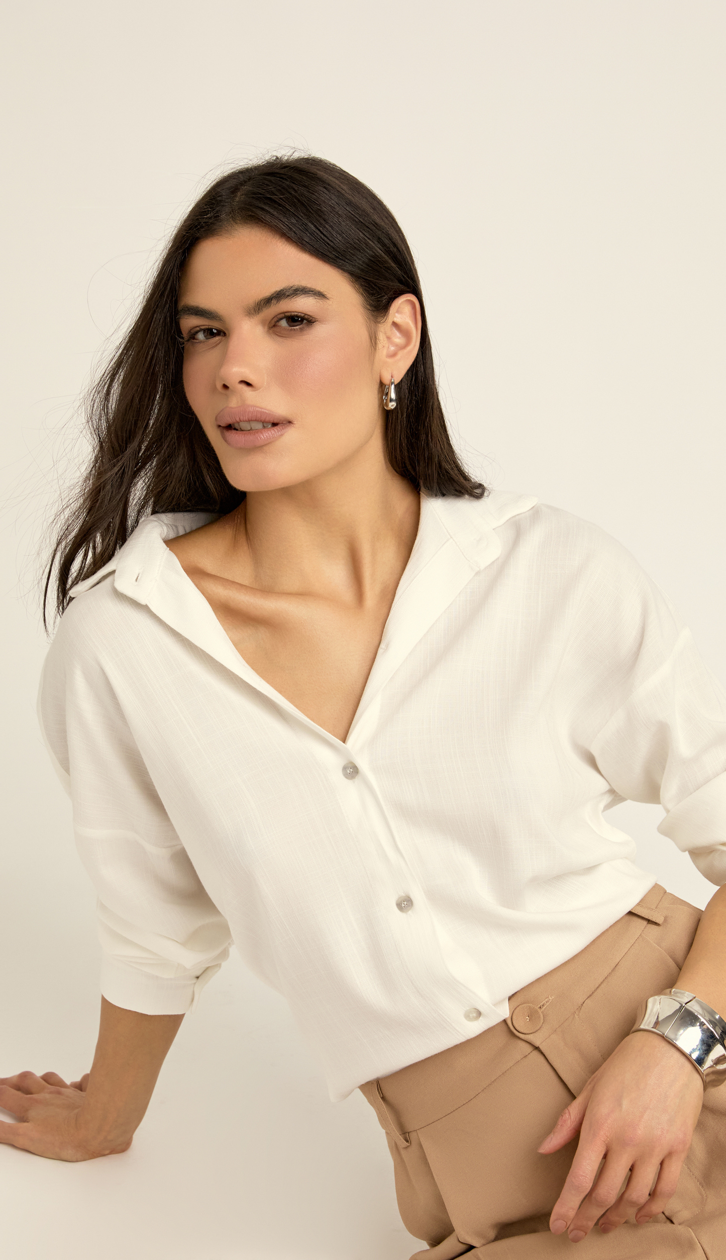 Camisa Salinas Off White