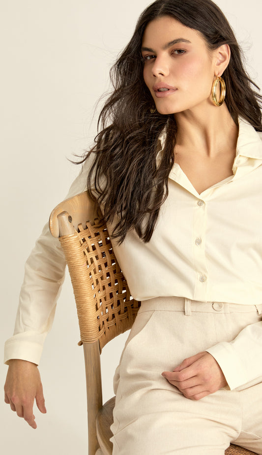 Camisa Elane Off White