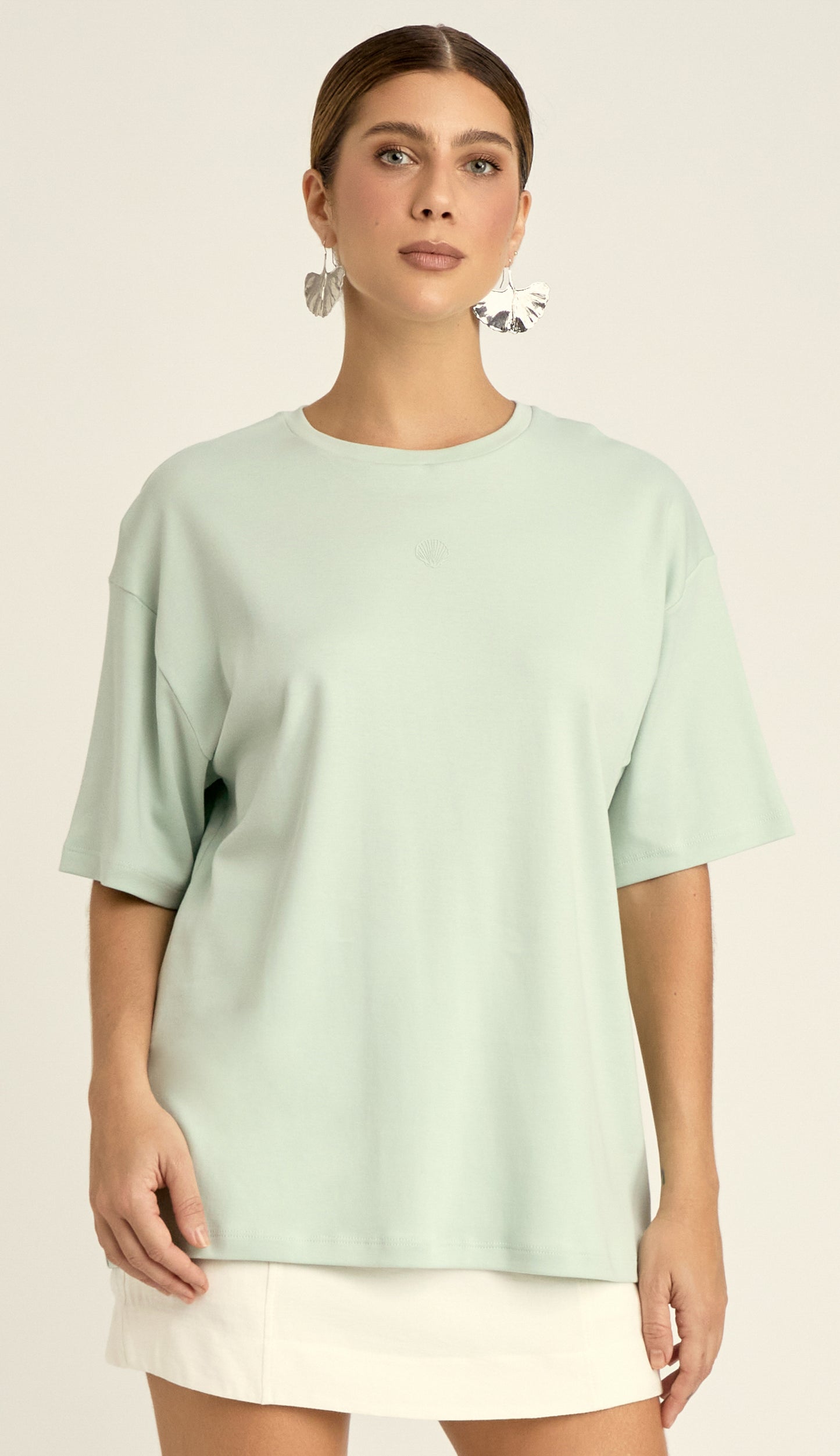 Camiseta Algodão Egipcio Eloá Verde