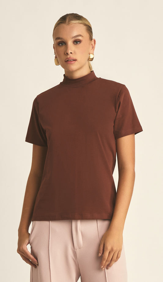 Blusa Eva Café