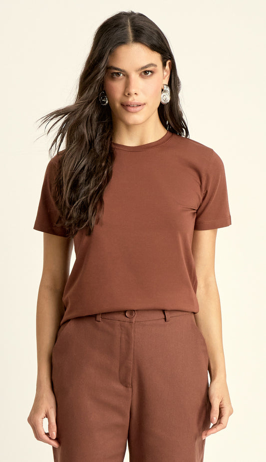 Blusa Ellen Café