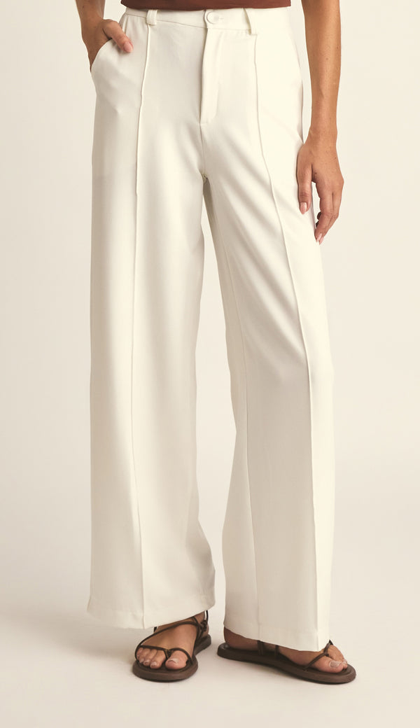 Calça Pantalona Crepe Alfaiataria Carmen | Laguna